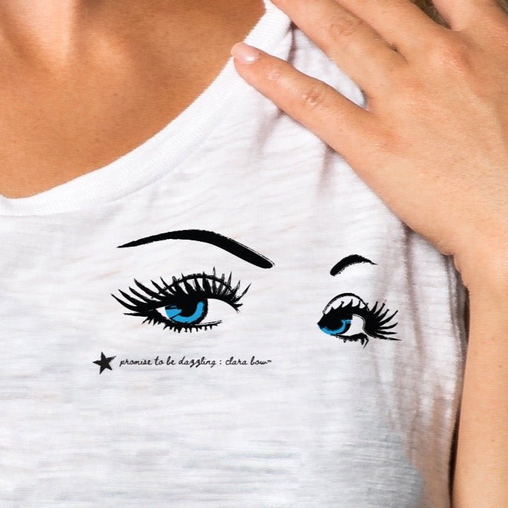 Women's Racerback Tank - Clara Bow