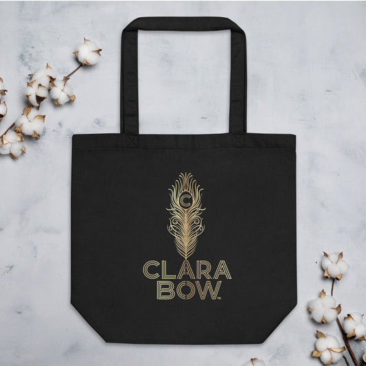 Clara Bow® Art Deco Feather - Tote Bag - Clara Bow