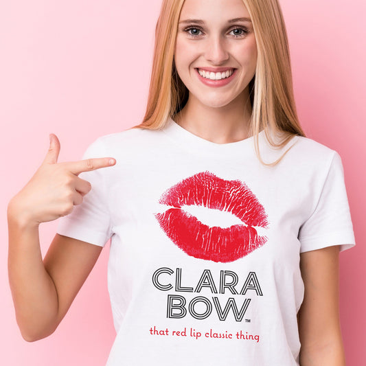 Clara Bow® Red Lip Classic Thing - Tee Shirt - Clara Bow