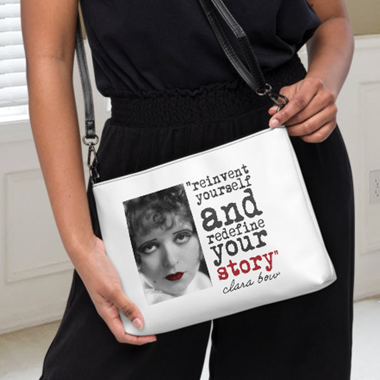 Clara's Quote - Crossbody Bag - Clara Bow