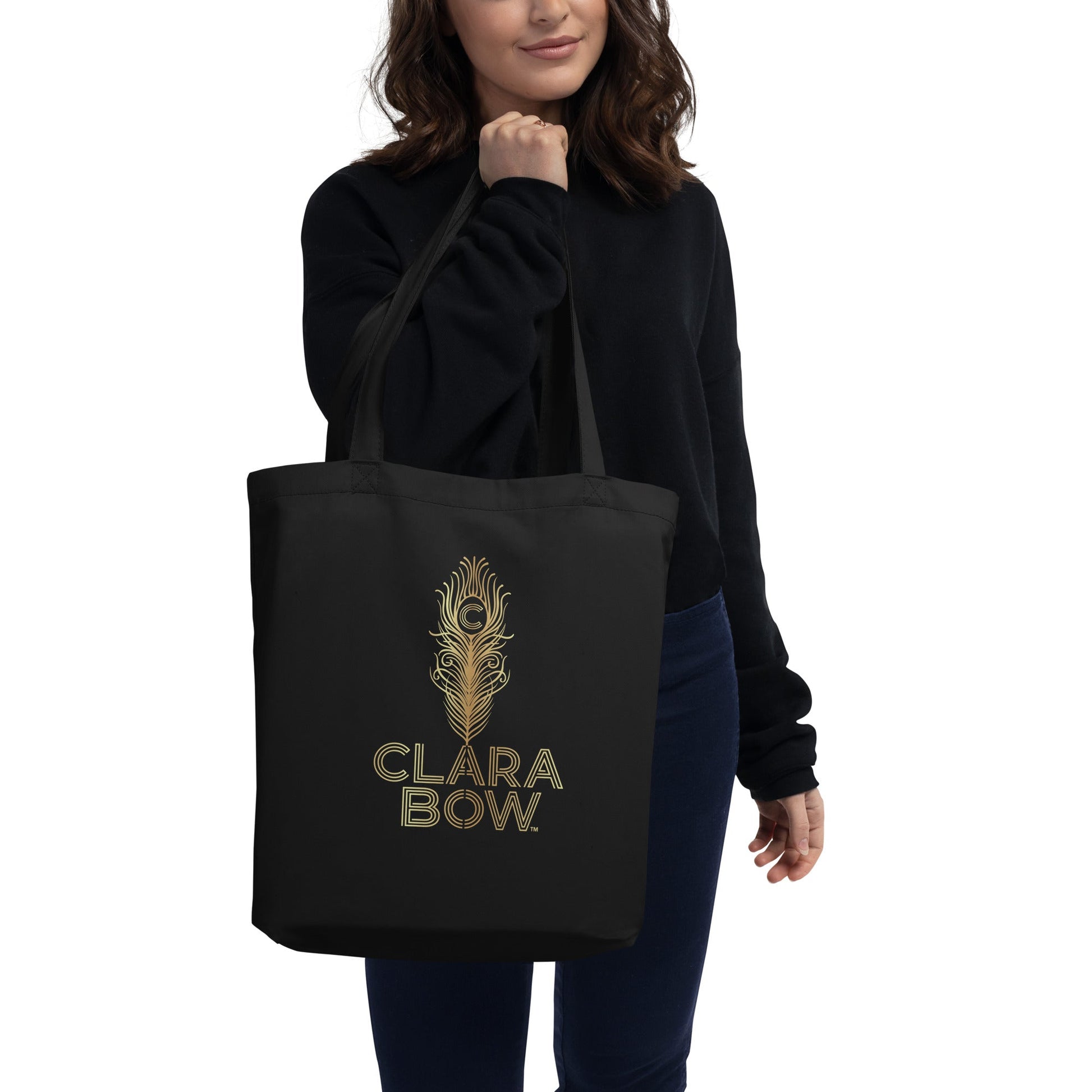 Clara Bow® Art Deco Feather - Tote Bag - Clara Bow