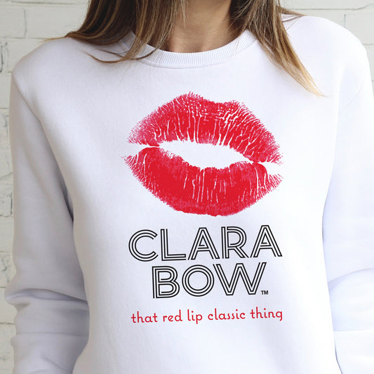 Clara Bow® Red Lip Classic Thing - Crew Neck - Clara Bow