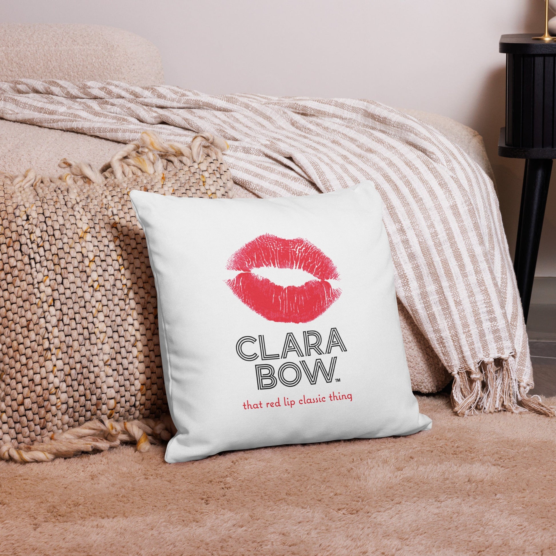 Clara Bow® Red Lip Classic Thing - Pillow - Clara Bow